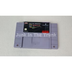 Winter Extreme Super Nintendo game Working